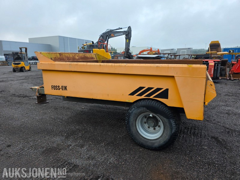 2012 Foss-eik dumperhenger hydraulisk med baklem - Tillatt totaltvekt 10400 kg - Construction equipment: picture 3 2012 Foss-eik dumperhenger hydraulisk med baklem - Tillatt totaltvekt 10400 kg - Construction equipment: picture 3