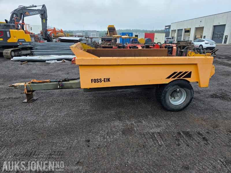 2012 Foss-eik dumperhenger hydraulisk med baklem - Tillatt totaltvekt 10400 kg - Construction equipment: picture 2 2012 Foss-eik dumperhenger hydraulisk med baklem - Tillatt totaltvekt 10400 kg - Construction equipment: picture 2