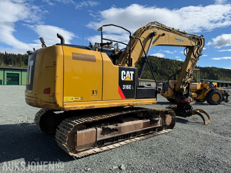 2013 Caterpillar 316E beltegraver – 2013-modell med rotortilt og sorteringsklo - Excavator: picture 3 2013 Caterpillar 316E beltegraver – 2013-modell med rotortilt og sorteringsklo - Excavator: picture 3