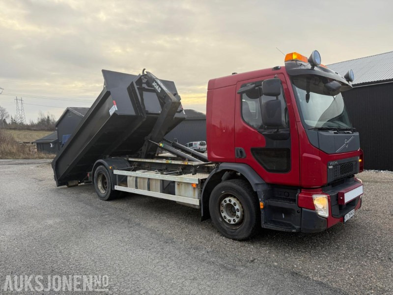 2016 Volvo FE 320 4X2 KROKBIL M/10 KUBIKKS GRUSKASSE - JOABKROK - SERVICEHISTORIKK. - Hook lift truck: picture 5 2016 Volvo FE 320 4X2 KROKBIL M/10 KUBIKKS GRUSKASSE - JOABKROK - SERVICEHISTORIKK. - Hook lift truck: picture 5