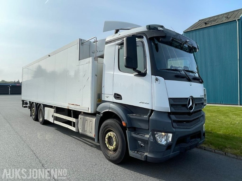 2017 Mercedes-Benz Antos Distribusjonsbil med kjøl Nordic Supra 850 - Lift - 121984 km. - Box truck: picture 2 2017 Mercedes-Benz Antos Distribusjonsbil med kjøl Nordic Supra 850 - Lift - 121984 km. - Box truck: picture 2