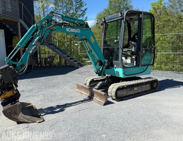 2018 Kobelco sk22 Minigraver med rotortilt - Mini excavator: picture 1 2018 Kobelco sk22 Minigraver med rotortilt - Mini excavator: picture 1