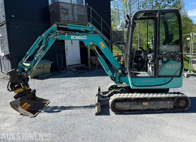 2018 Kobelco sk22 Minigraver med rotortilt - Mini excavator: picture 5 2018 Kobelco sk22 Minigraver med rotortilt - Mini excavator: picture 5