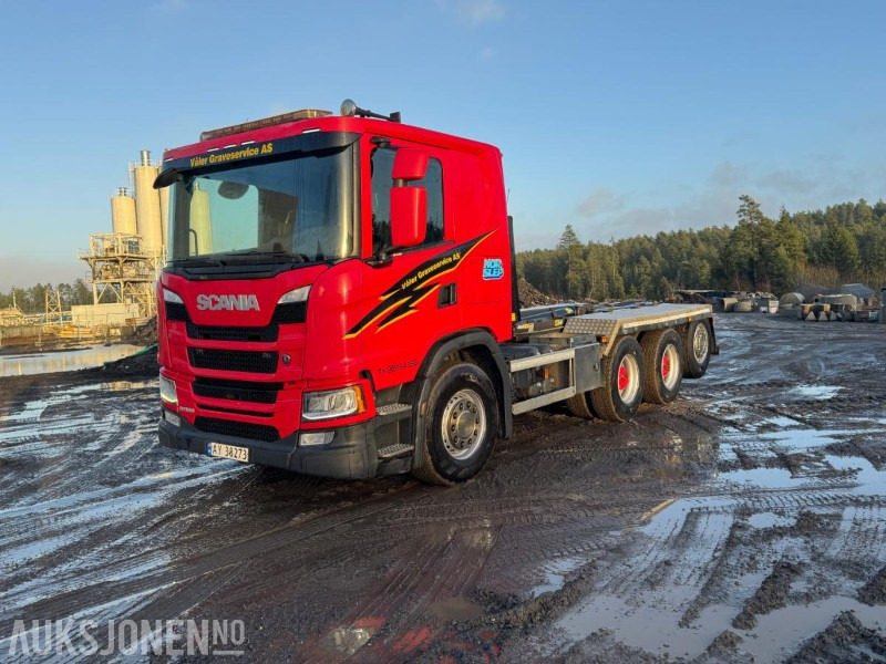 2018 SCANIA G500 TRIDEM KROKBIL JOAB, HARDOX DUMPERKASSE, SERVICEHISTORIKK, 306976 KM - Hook lift truck: picture 1 2018 SCANIA G500 TRIDEM KROKBIL JOAB, HARDOX DUMPERKASSE, SERVICEHISTORIKK, 306976 KM - Hook lift truck: picture 1