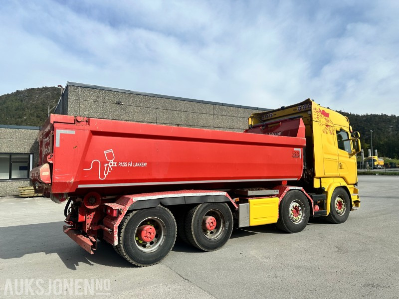 2018 Scania R-730 8x4 krokbil - OPPTREKT - BRØYTERIGGET - Hook lift truck: picture 4 2018 Scania R-730 8x4 krokbil - OPPTREKT - BRØYTERIGGET - Hook lift truck: picture 4