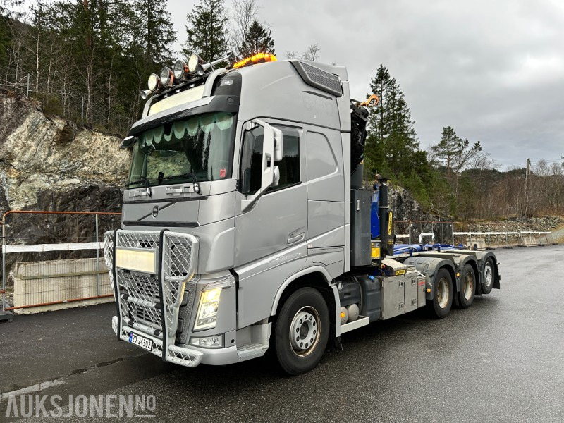 Crane truck 2018 Volvo FH 540 8x4 Kranbil m/ Palfinger PK 27002 SH og MULTILIFT krokløft, NY EU, 164595km: picture 1