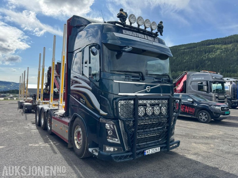 2018 Volvo FH16 8X4 komplett tømmerbil med kran og henger. - Timber truck, Crane truck: picture 3 2018 Volvo FH16 8X4 komplett tømmerbil med kran og henger. - Timber truck, Crane truck: picture 3