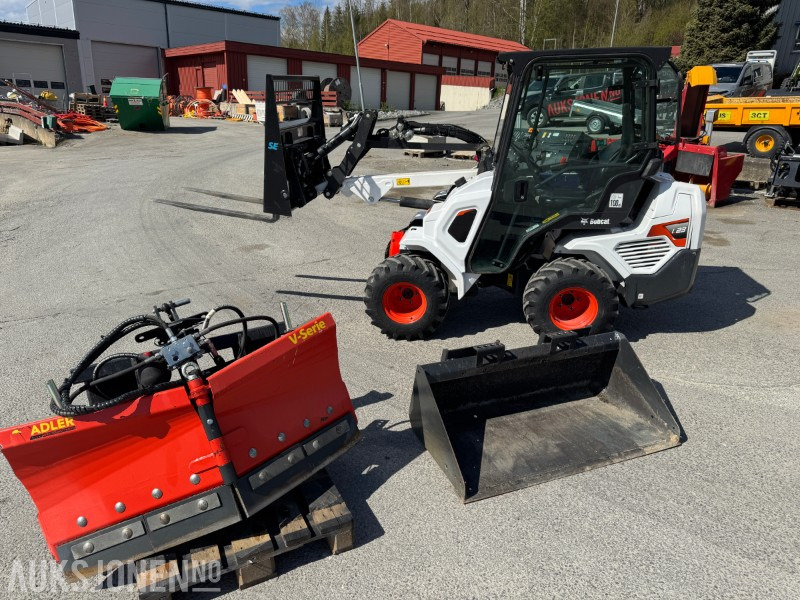 2022 Bobcat L23 kompaktlaster med skuffe, gafler og hydraulisksnøskjær - Skid steer loader: picture 2 2022 Bobcat L23 kompaktlaster med skuffe, gafler og hydraulisksnøskjær - Skid steer loader: picture 2