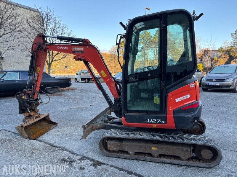 2022 KUBOTA U27 - 4 HI HIGH SPEC. 1155TIMER. S40. ENGCON TILTROTATOR. SMALSKUFF OG PUSSESKUFF. - Excavator: picture 2 2022 KUBOTA U27 - 4 HI HIGH SPEC. 1155TIMER. S40. ENGCON TILTROTATOR. SMALSKUFF OG PUSSESKUFF. - Excavator: picture 2