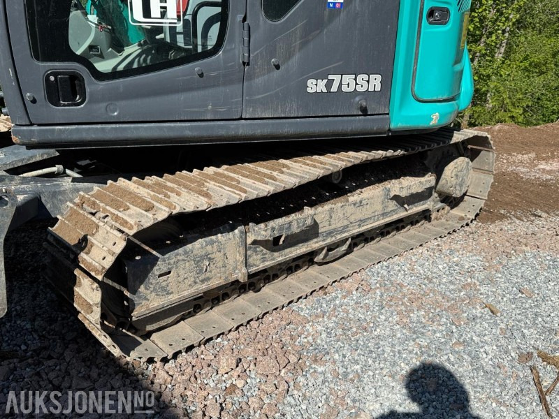 Excavator 2022 Kobelco SK75SR-7 / Tiltrotator / 866 timer: picture 11
