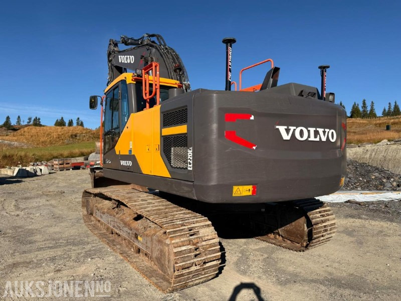 Excavator 2022 Volvo EC220EL BELTEGRAVER ROTOTILT SERVICEHISTORIKK: picture 9