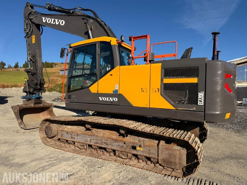 Excavator 2022 Volvo EC220EL BELTEGRAVER ROTOTILT SERVICEHISTORIKK: picture 10