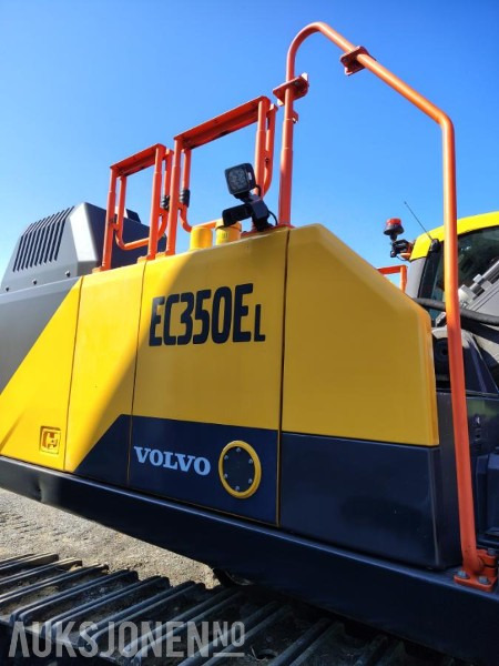 Excavator 2022 Volvo EC350EL beltegraver med webasto tansskuffe og Soosan pigghammer: picture 8
