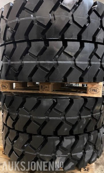 4 stk nye Michelin 14.00 R24 hjullaster-/anleggs-hjul - dekk med felg - ny gummibane - Construction equipment: picture 1 4 stk nye Michelin 14.00 R24 hjullaster-/anleggs-hjul - dekk med felg - ny gummibane - Construction equipment: picture 1
