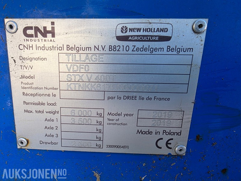 Lease a  2019 New Holland grubber STX V 400T 2019 New Holland grubber STX V 400T: picture 14