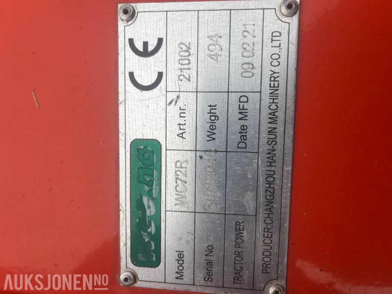 2021 Flishugger wr72r - Agricultural machinery: picture 5 2021 Flishugger wr72r - Agricultural machinery: picture 5