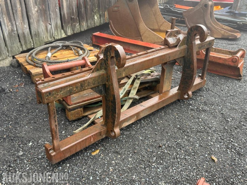 Attachment for Construction machinery Mekanisk pallegaffel med stort BM-feste: picture 1