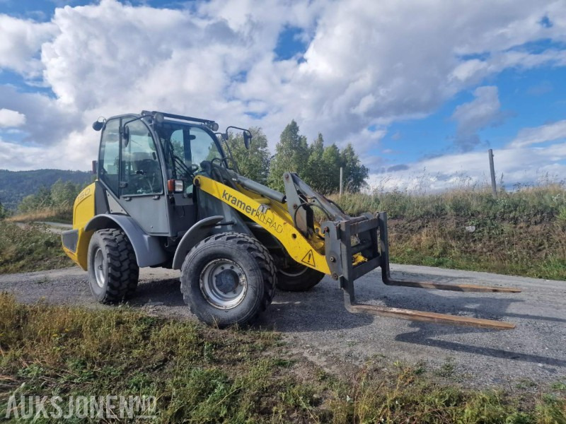 Kramer Allrad 750 kompakt hjullaster med 2 stk skuffer og pallegafler / 1765 timer - Wheel loader: picture 4 Kramer Allrad 750 kompakt hjullaster med 2 stk skuffer og pallegafler / 1765 timer - Wheel loader: picture 4