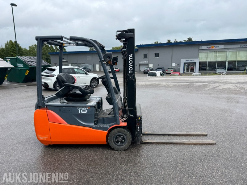 2013 Toyota 8FBET18 elektrisk gaffeltruck - Material handling equipment: picture 4 2013 Toyota 8FBET18 elektrisk gaffeltruck - Material handling equipment: picture 4