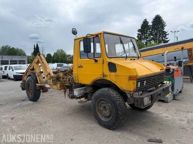 1981 Mercedes-Benz Unimog U 1000 T med kabeltrommelpåbygg – eldre, men funksjonell spesialmaskin - Municipal/ Special vehicle: picture 3 1981 Mercedes-Benz Unimog U 1000 T med kabeltrommelpåbygg – eldre, men funksjonell spesialmaskin - Municipal/ Special vehicle: picture 3
