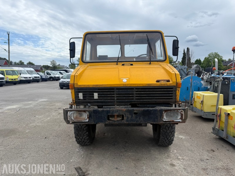 1981 Mercedes-Benz Unimog U 1000 T med kabeltrommelpåbygg – eldre, men funksjonell spesialmaskin - Municipal/ Special vehicle: picture 2 1981 Mercedes-Benz Unimog U 1000 T med kabeltrommelpåbygg – eldre, men funksjonell spesialmaskin - Municipal/ Special vehicle: picture 2
