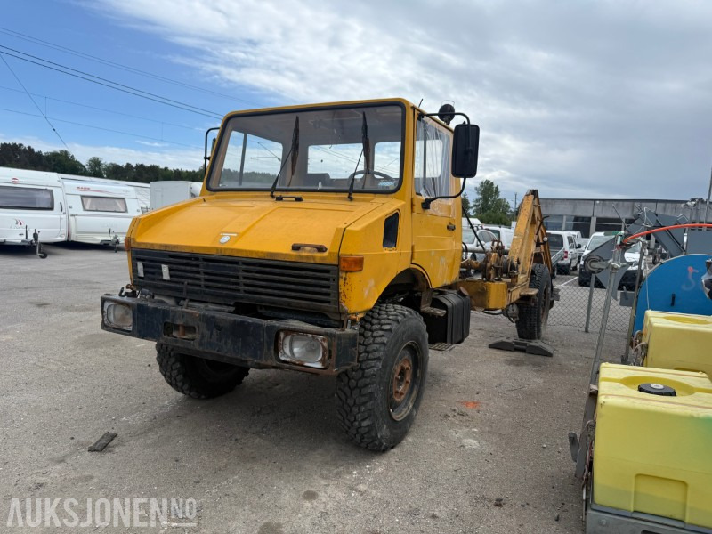 1981 Mercedes-Benz Unimog U 1000 T med kabeltrommelpåbygg – eldre, men funksjonell spesialmaskin - Municipal/ Special vehicle: picture 1 1981 Mercedes-Benz Unimog U 1000 T med kabeltrommelpåbygg – eldre, men funksjonell spesialmaskin - Municipal/ Special vehicle: picture 1