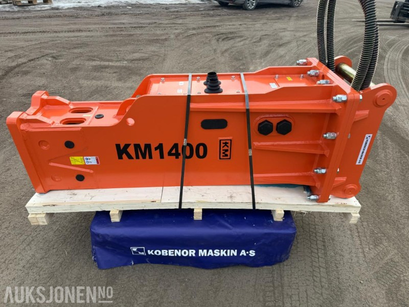 Ny KM 1400 Pigghammer med s70 HK feste - Hydraulic hammer: picture 3 Ny KM 1400 Pigghammer med s70 HK feste - Hydraulic hammer: picture 3