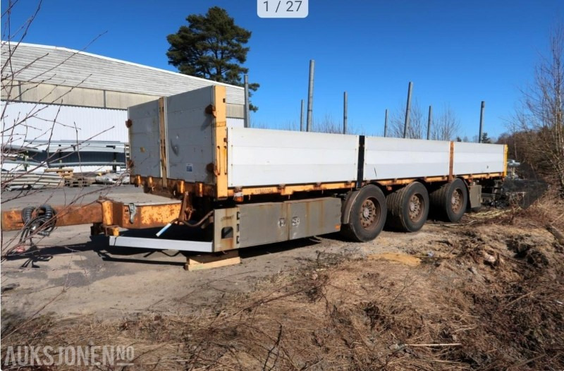 2008 Närko C3 3 akslet kjerre med lemmer Luft Ny bunn - Trailer: picture 1 2008 Närko C3 3 akslet kjerre med lemmer Luft Ny bunn - Trailer: picture 1