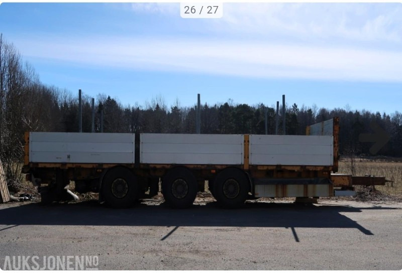 2008 Närko C3 3 akslet kjerre med lemmer Luft Ny bunn - Trailer: picture 5 2008 Närko C3 3 akslet kjerre med lemmer Luft Ny bunn - Trailer: picture 5
