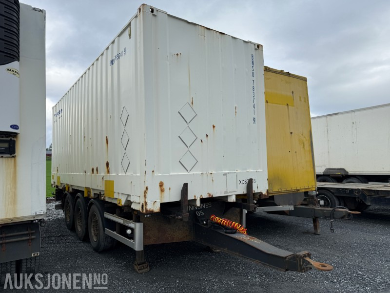 2013 HFR trippelkjerre med container - Trailer: picture 2 2013 HFR trippelkjerre med container - Trailer: picture 2