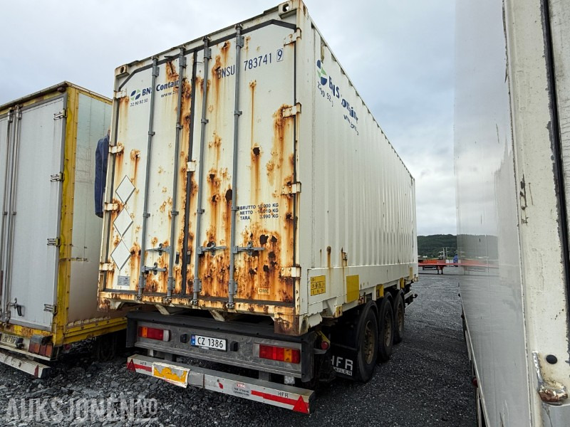 2013 HFR trippelkjerre med container - Trailer: picture 3 2013 HFR trippelkjerre med container - Trailer: picture 3