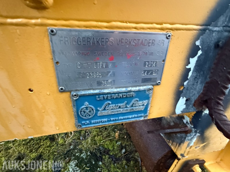 2014 Falköping C-7 LTFV Fastsandspreder på krokramme - Truck: picture 4 2014 Falköping C-7 LTFV Fastsandspreder på krokramme - Truck: picture 4