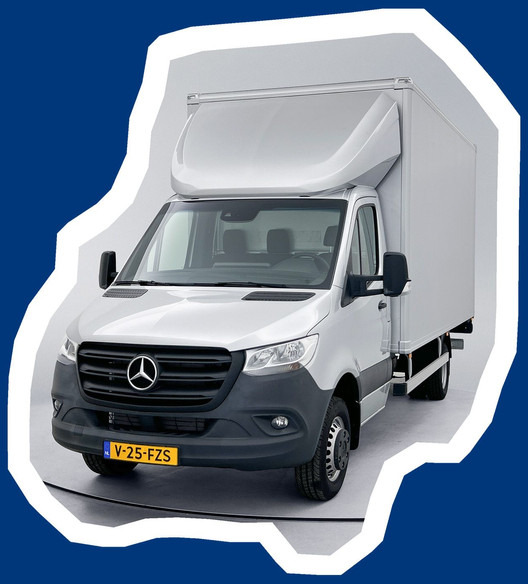 Mercedes-Benz Sprinter 517 1.9 CDI L3 RWD Bakwagen met Dhollandia Laadklep 1000KG Financial Lease Nieuw direct leverbaar zilvergijs - Box van: picture 1 Mercedes-Benz Sprinter 517 1.9 CDI L3 RWD Bakwagen met Dhollandia Laadklep 1000KG Financial Lease Nieuw direct leverbaar zilvergijs - Box van: picture 1