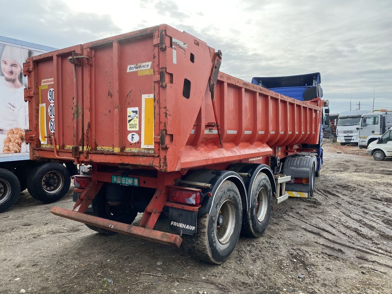 Fruehauf Semiremorca basculabila Aluminiu Agregate PV 6.28 T /// 2 PIECE - Tipper semi-trailer: picture 1 Fruehauf Semiremorca basculabila Aluminiu Agregate PV 6.28 T /// 2 PIECE - Tipper semi-trailer: picture 1