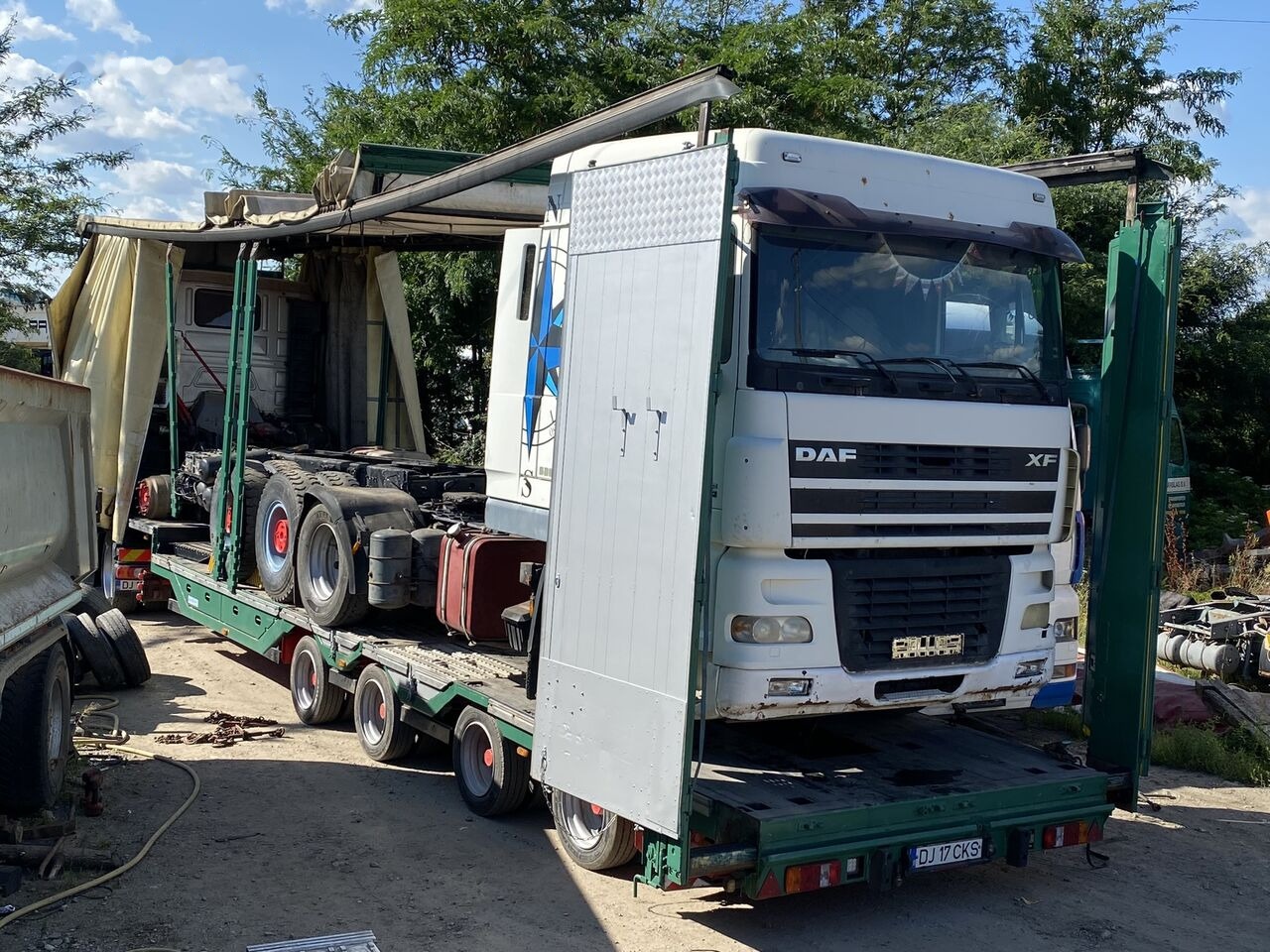 Low loader semi-trailer Meusburger Typ: MPG-4 - trailer combine / tractoare / vole - axe viratoare: picture 11