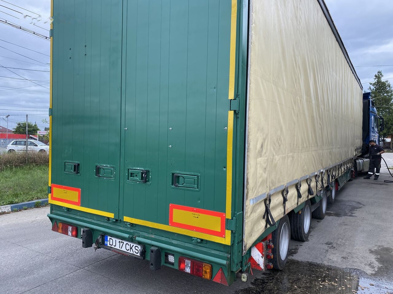 Low loader semi-trailer Meusburger Typ: MPG-4 - trailer combine / tractoare / vole - axe viratoare: picture 27