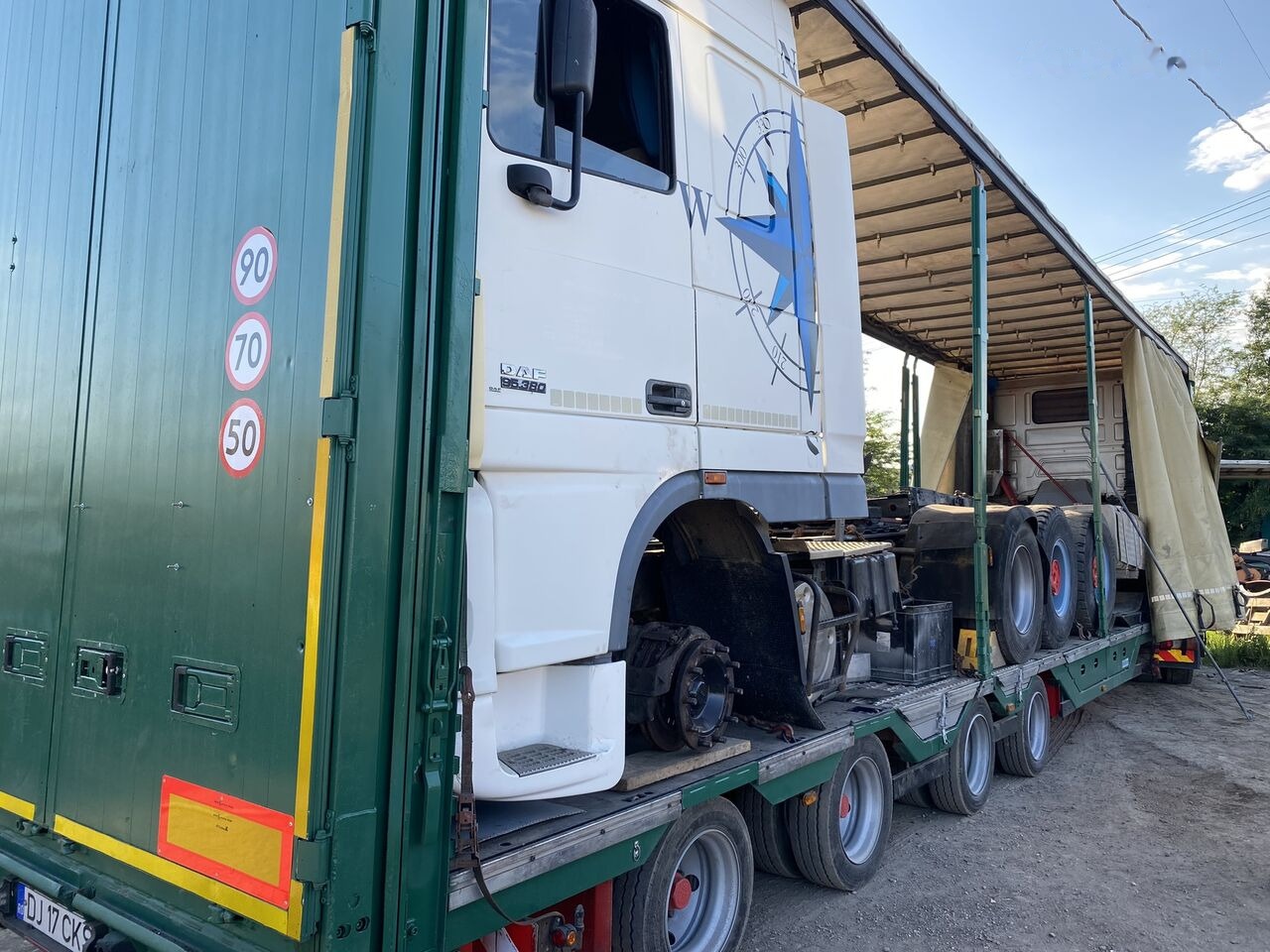 Low loader semi-trailer Meusburger Typ: MPG-4 - trailer combine / tractoare / vole - axe viratoare: picture 9