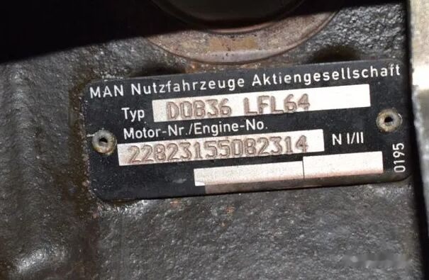 MAN D0836LFL64   MAN tgl tgm - Engine for Truck: picture 2 MAN D0836LFL64   MAN tgl tgm - Engine for Truck: picture 2