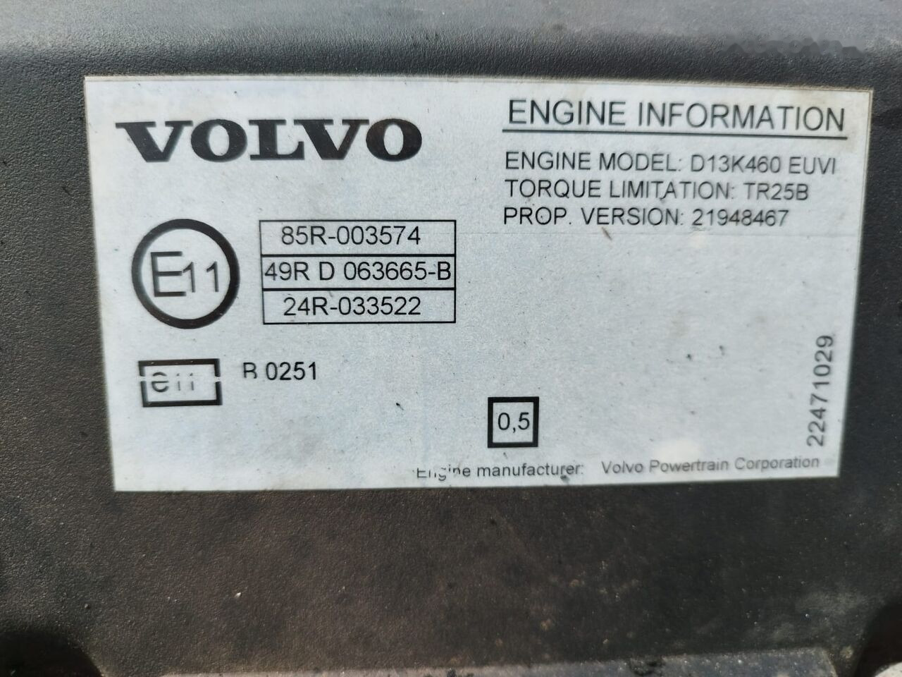 Volvo D13K460 EUVI Volvo FM, FH, FMX - Engine for Truck: picture 4 Volvo D13K460 EUVI Volvo FM, FH, FMX - Engine for Truck: picture 4