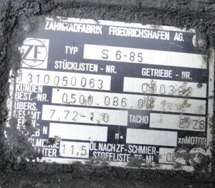 ZF S6-85 1310050063 - Gearbox for Truck: picture 2 ZF S6-85 1310050063 - Gearbox for Truck: picture 2
