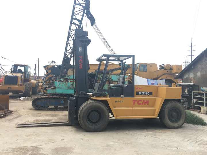 Second Hand TCM FD160 diesel fork lift with Good condition and high performance for sale in shanghai - Diesel forklift: picture 2 Second Hand TCM FD160 diesel fork lift with Good condition and high performance for sale in shanghai - Diesel forklift: picture 2