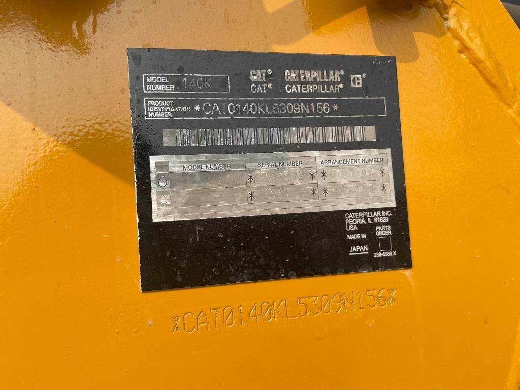 Grader CAT 140 K: picture 7