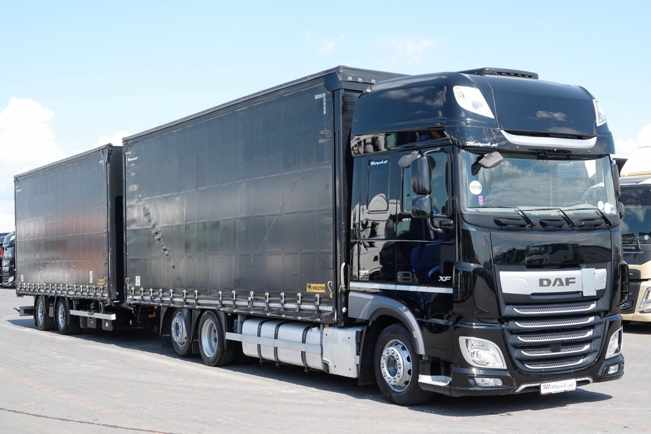 DAF XF 480 / ZESTAW TANDEM / 120 M3 / PRZEJAZDOWY / - Curtainsider truck: picture 2 DAF XF 480 / ZESTAW TANDEM / 120 M3 / PRZEJAZDOWY / - Curtainsider truck: picture 2