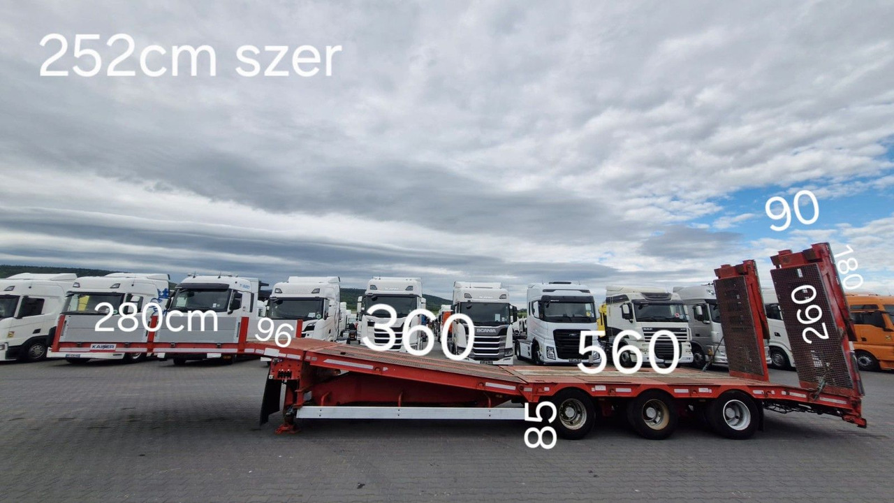 Kaiser S450 / NACZEPA LAWETA / NISKOPODWOZIE / PODEST H - Low loader semi-trailer: picture 2 Kaiser S450 / NACZEPA LAWETA / NISKOPODWOZIE / PODEST H - Low loader semi-trailer: picture 2