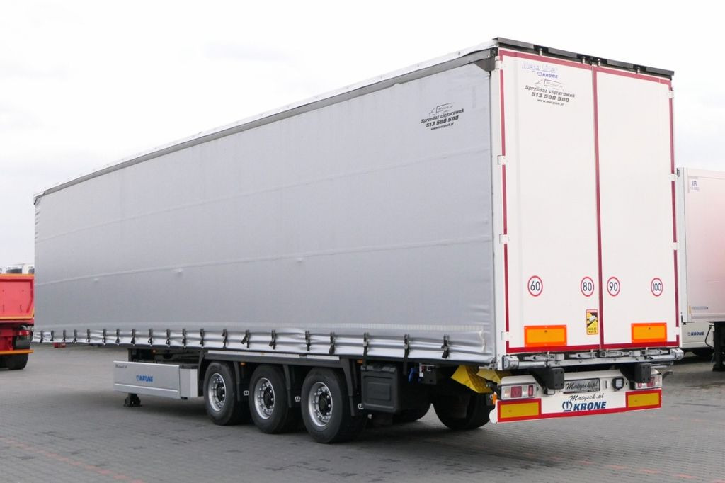 Krone CURTAINSIDER/MEGA/PALLET BOX/LIFTED ROOF & AXLE/ - Curtainsider semi-trailer: picture 4 Krone CURTAINSIDER/MEGA/PALLET BOX/LIFTED ROOF & AXLE/ - Curtainsider semi-trailer: picture 4