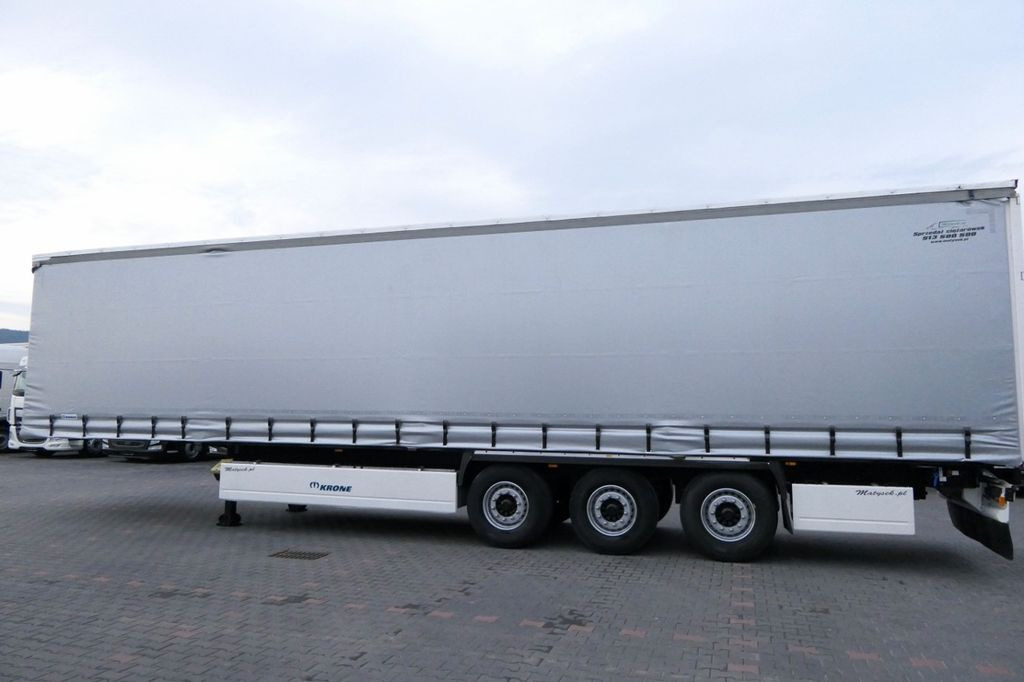 Krone CURTAINSIDER/PALLET BOX/LIFTED AXLE/2018 YEAR - Curtainsider semi-trailer: picture 3 Krone CURTAINSIDER/PALLET BOX/LIFTED AXLE/2018 YEAR - Curtainsider semi-trailer: picture 3