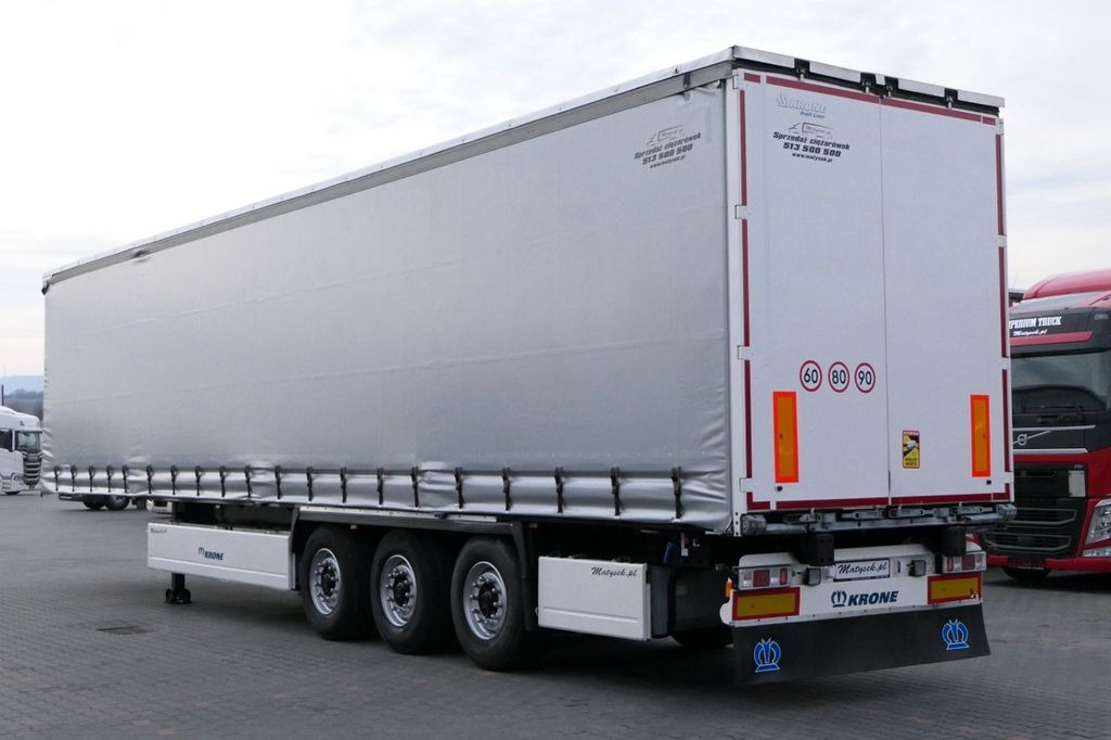 Krone CURTAINSIDER/PALLET BOX/LIFTED AXLE/2018 YEAR - Curtainsider semi-trailer: picture 5 Krone CURTAINSIDER/PALLET BOX/LIFTED AXLE/2018 YEAR - Curtainsider semi-trailer: picture 5