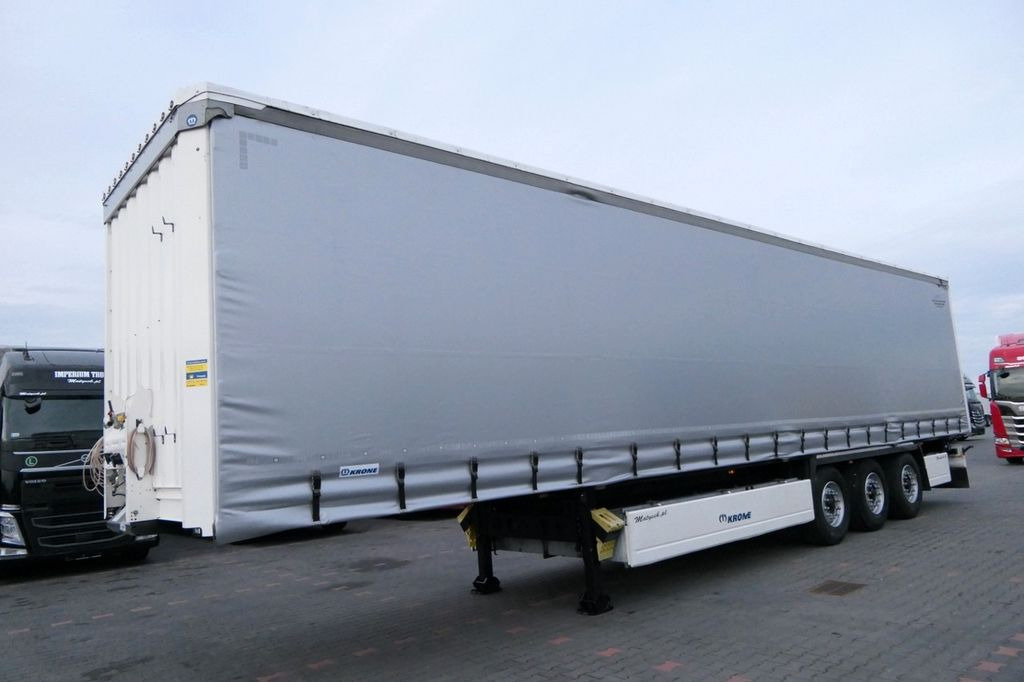 Krone CURTAINSIDER/PALLET BOX/LIFTED AXLE/2018 YEAR - Curtainsider semi-trailer: picture 2 Krone CURTAINSIDER/PALLET BOX/LIFTED AXLE/2018 YEAR - Curtainsider semi-trailer: picture 2