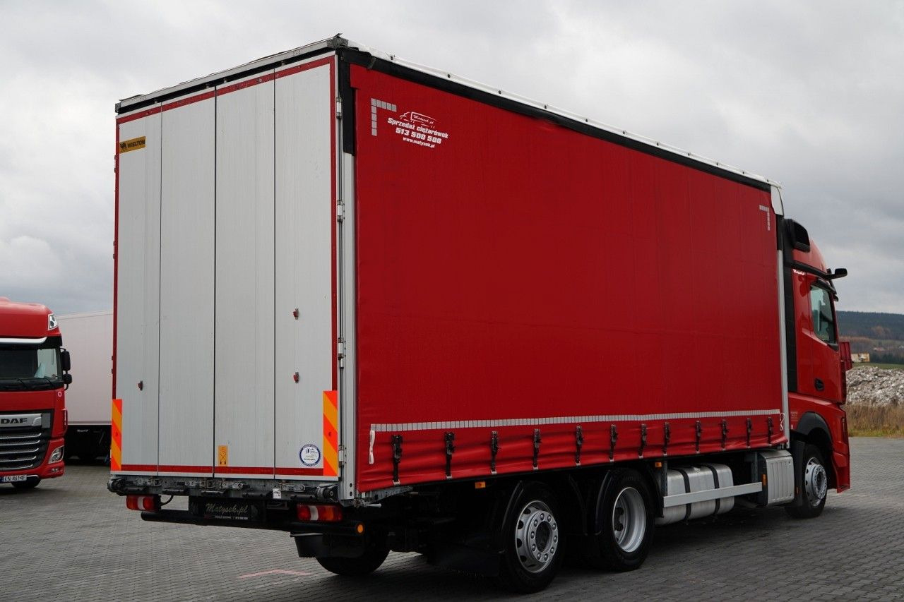 Mercedes-Benz ACTROS / 2545 / SOLÓWKA / 6x2 / I-PARK COOL / - Curtainsider truck: picture 4 Mercedes-Benz ACTROS / 2545 / SOLÓWKA / 6x2 / I-PARK COOL / - Curtainsider truck: picture 4