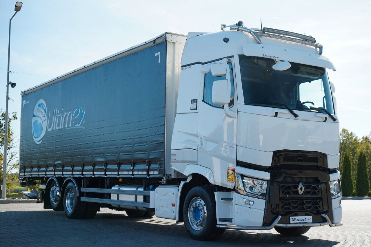 Renault T 440 / 6X2 / SOLÓWKA / FIRANKA 9.5 M / I-PARK - Curtainsider truck: picture 4 Renault T 440 / 6X2 / SOLÓWKA / FIRANKA 9.5 M / I-PARK - Curtainsider truck: picture 4